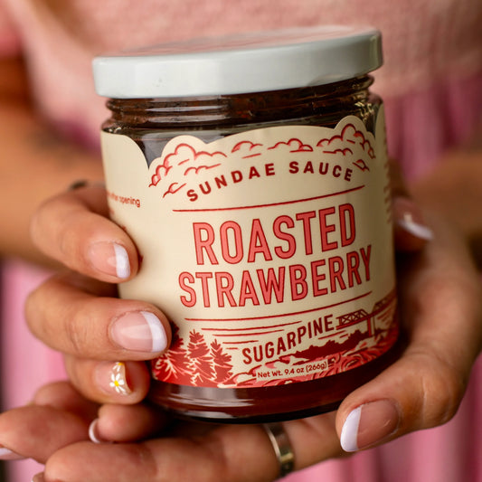 Roasted Strawberry Sundae Sauce by Sugarpine Goods
