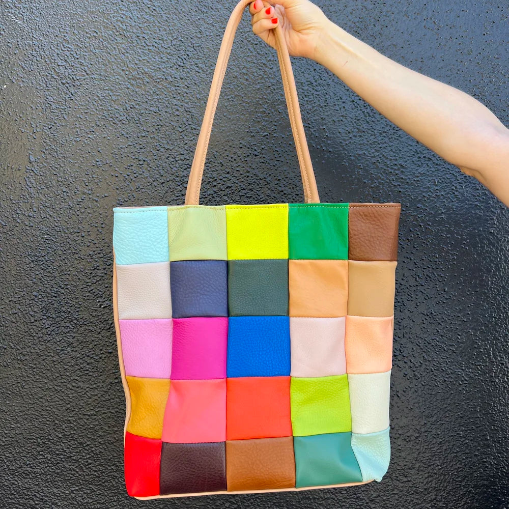 Scraps Leather Tote by Primecut