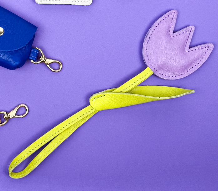 Sorbet Tulip Bag Charm by Primecut