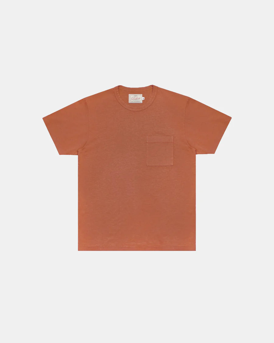 Single Pocket Tee - Terra Cotta by Dehen 1920