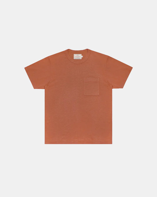 Single Pocket Tee - Terra Cotta by Dehen 1920