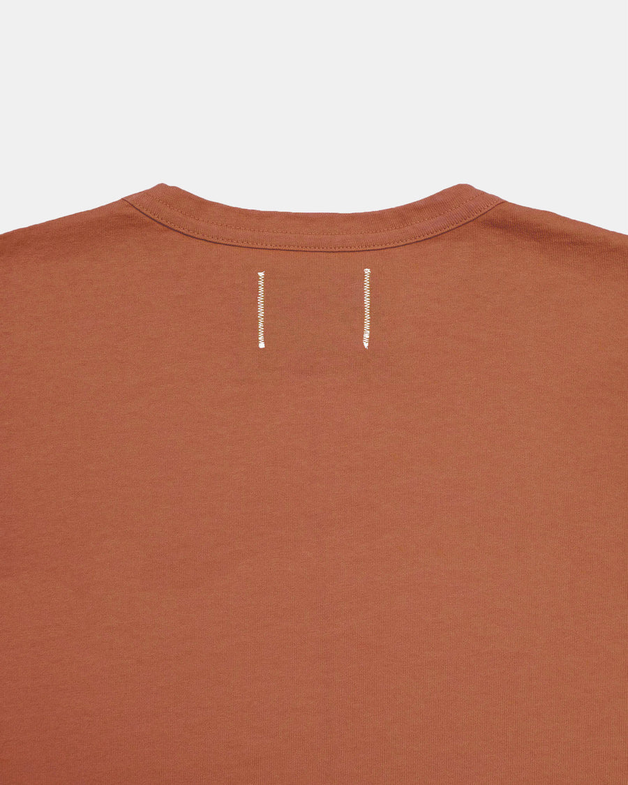 Single Pocket Tee - Terra Cotta by Dehen 1920