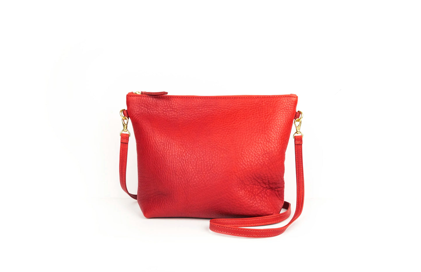 Tomato Leather Mini Hobo by Primecut