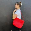 Tomato Leather Mini Hobo by Primecut
