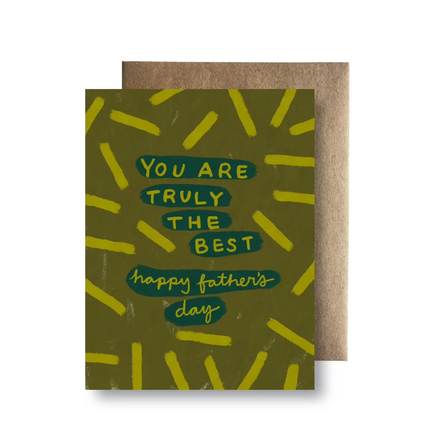 Happy Father's Day Truly the Best Card by Maija Rebecca