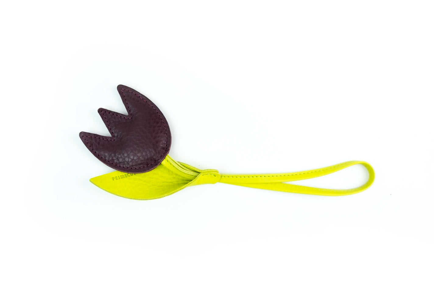Plum Tulip Bag Charm by Primecut
