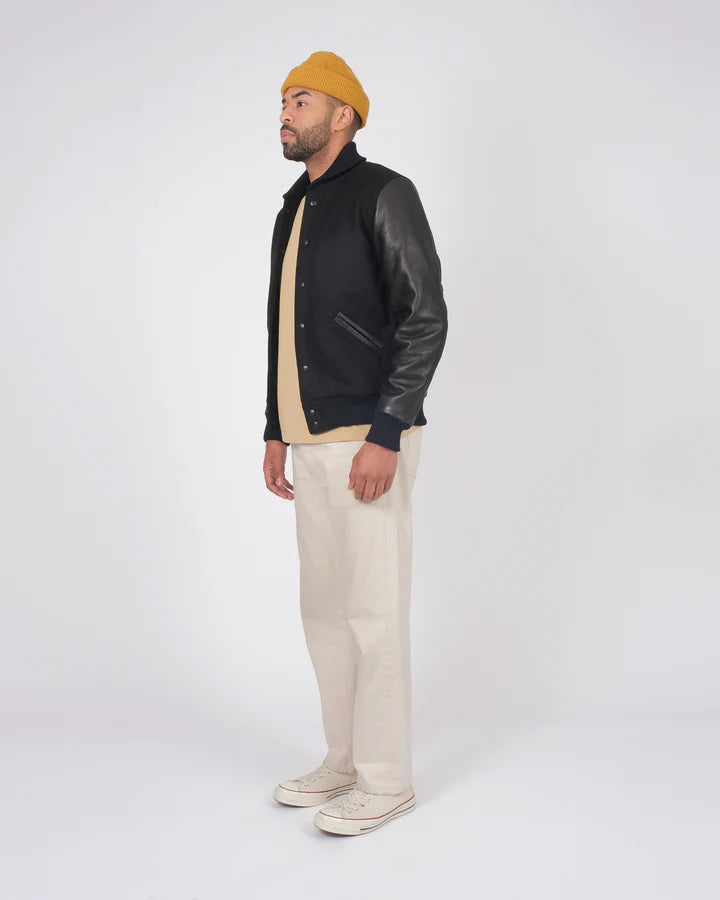Varsity Jacket - Black/Black by Dehen 1920