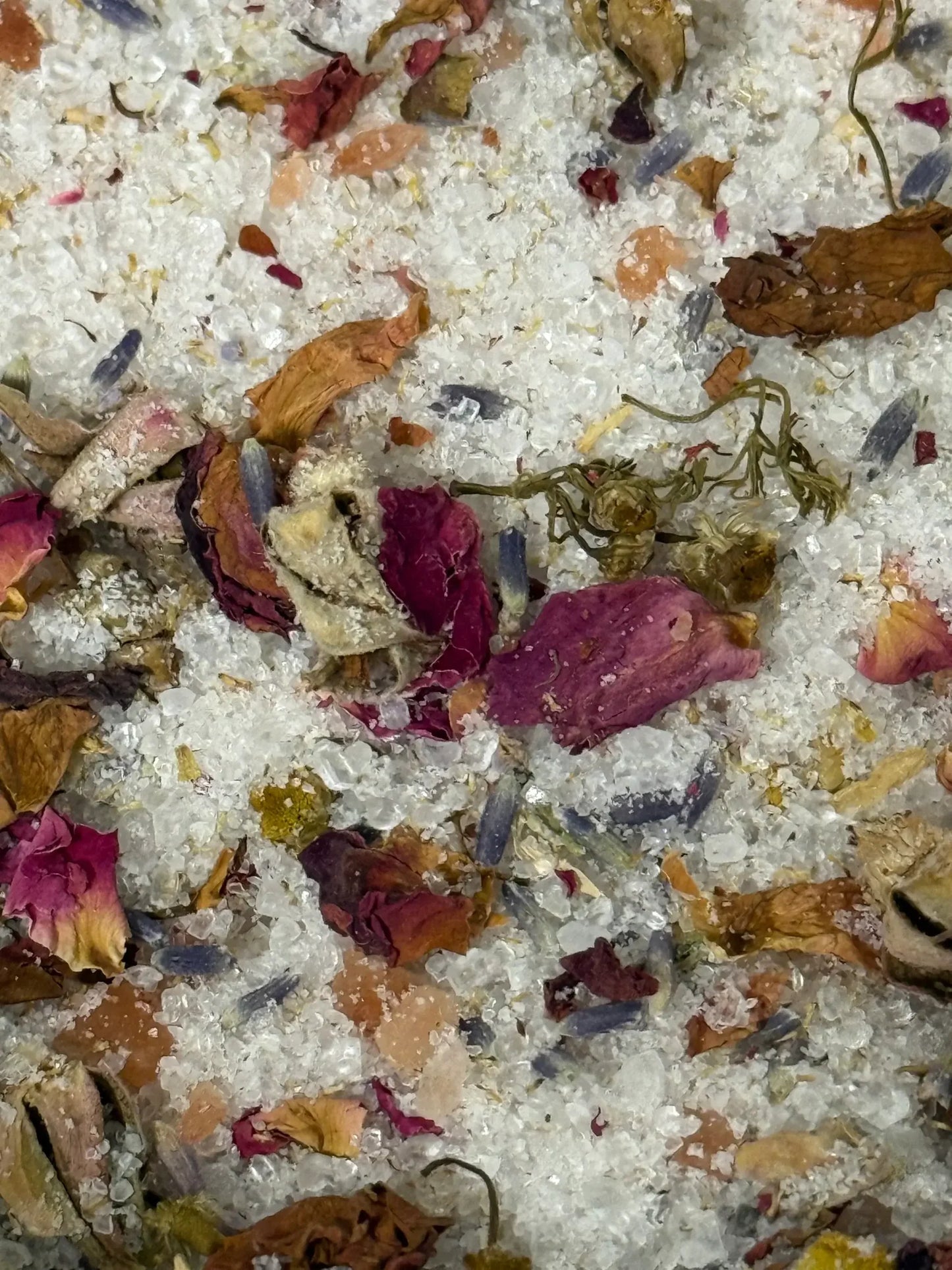Wild Rose Salt Bath Soak 9oz by Reimi Botanicals