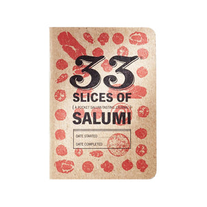 33 Books Salumi Tasting Journal