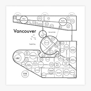 Vancouver Map by Archie's Press