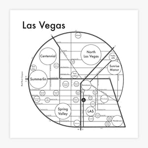 Las Vegas Map by Archie's Press