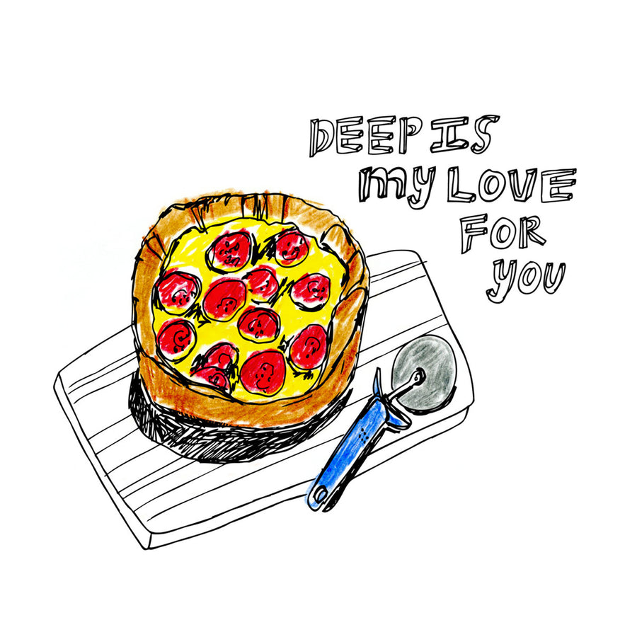 Deep Dish Card by ARTjaden