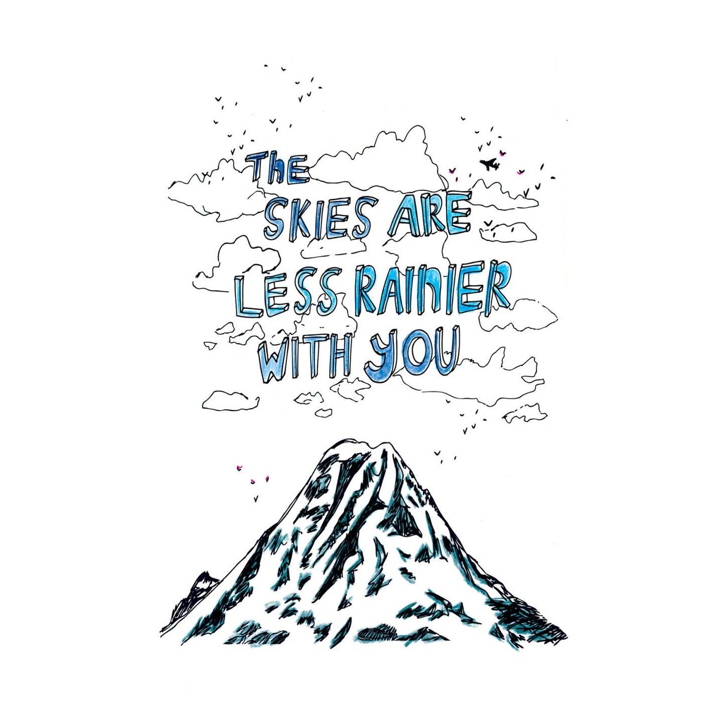 Less Rainier Card by ARTjaden