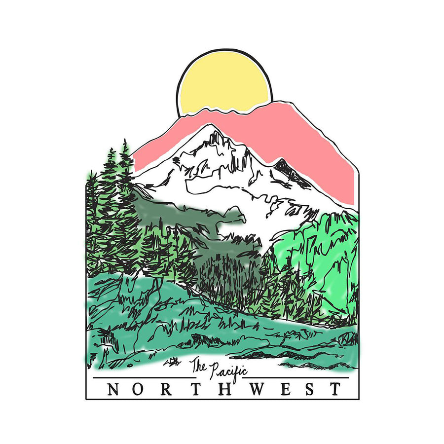 The Pacific Northwest Card ARTjaden