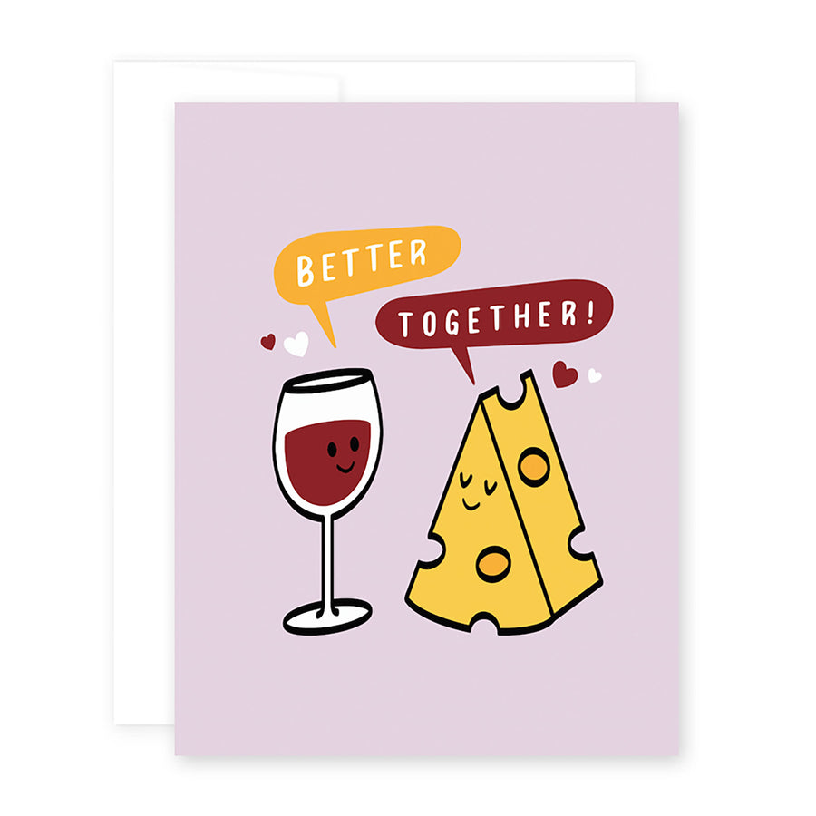 Love Wine & Cheese Card by April Black