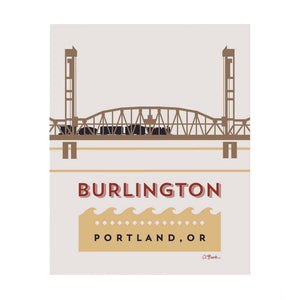Burlington Bridge Print 8x10 by April Black