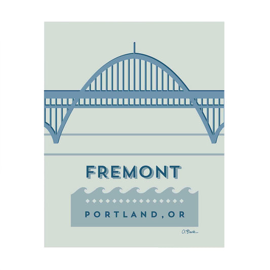 Fremont Bridge Print 8x10 by April Black