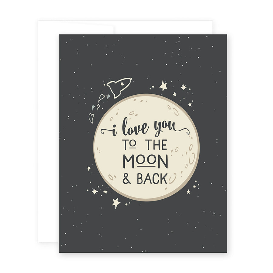 Love Moon Card by April Black