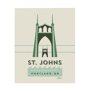 St. John’s Bridge Print 8x10 by April Black