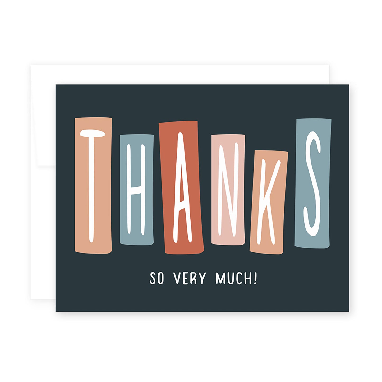 Thanks So Very Much Blocks Card by April Black