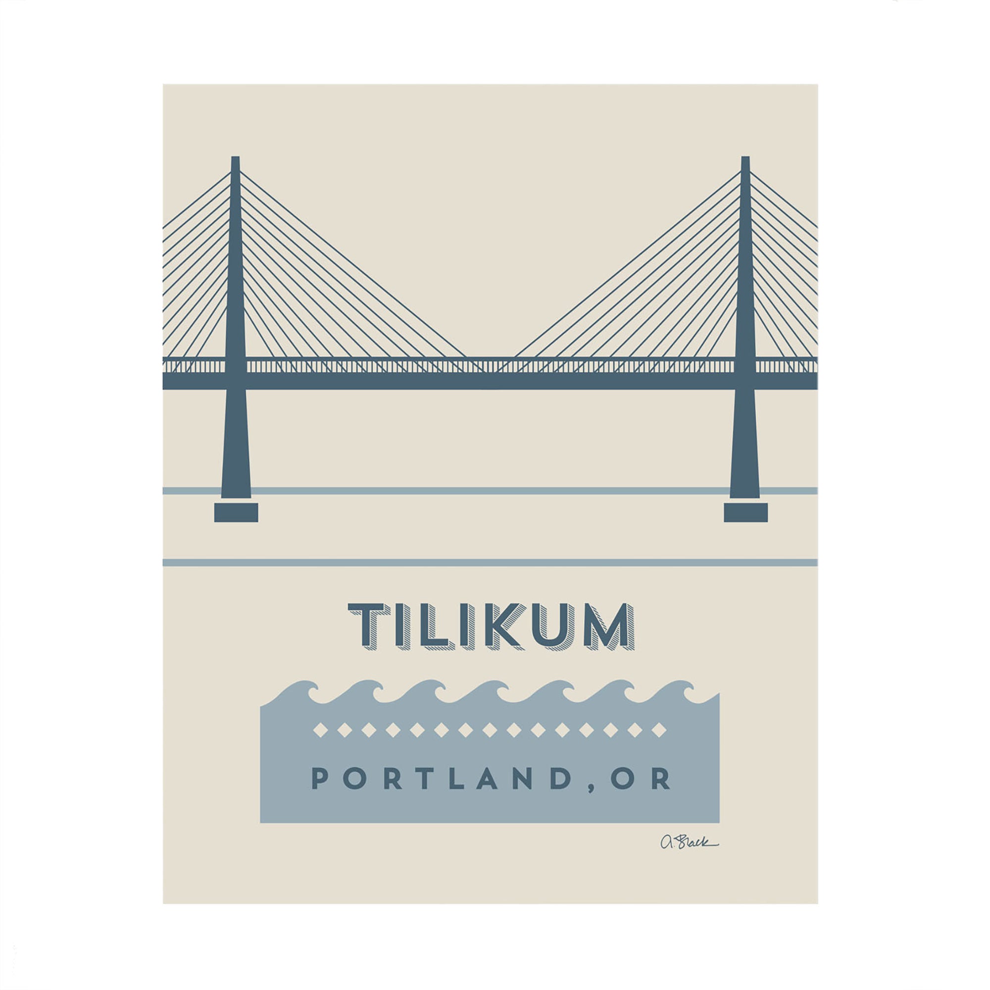 Tilikum Bridge Print 8x10 by April Black – MadeHere
