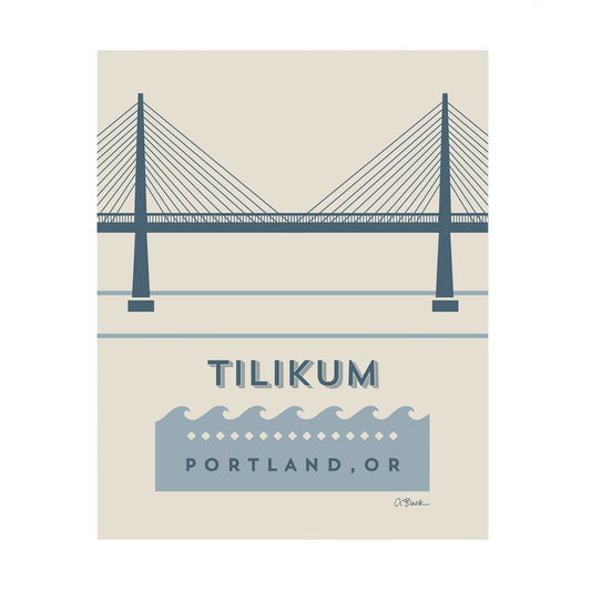 Tilikum Bridge Print 8x10 by April Black