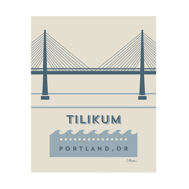 Tilikum Bridge Print 8x10 by April Black