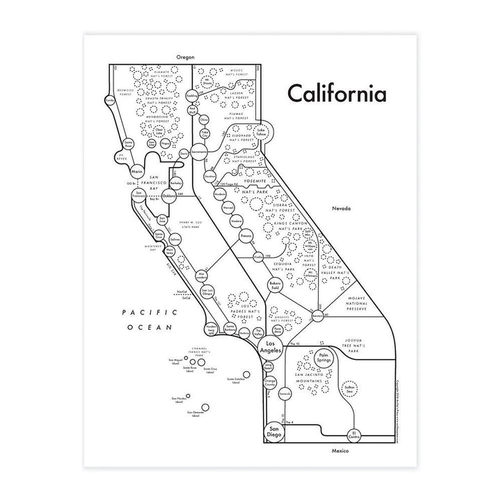 California Map by Archie's Press