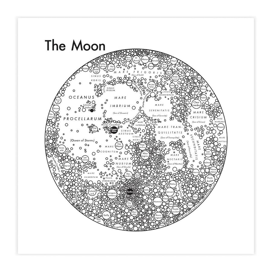 Moon Map by Archie's Press