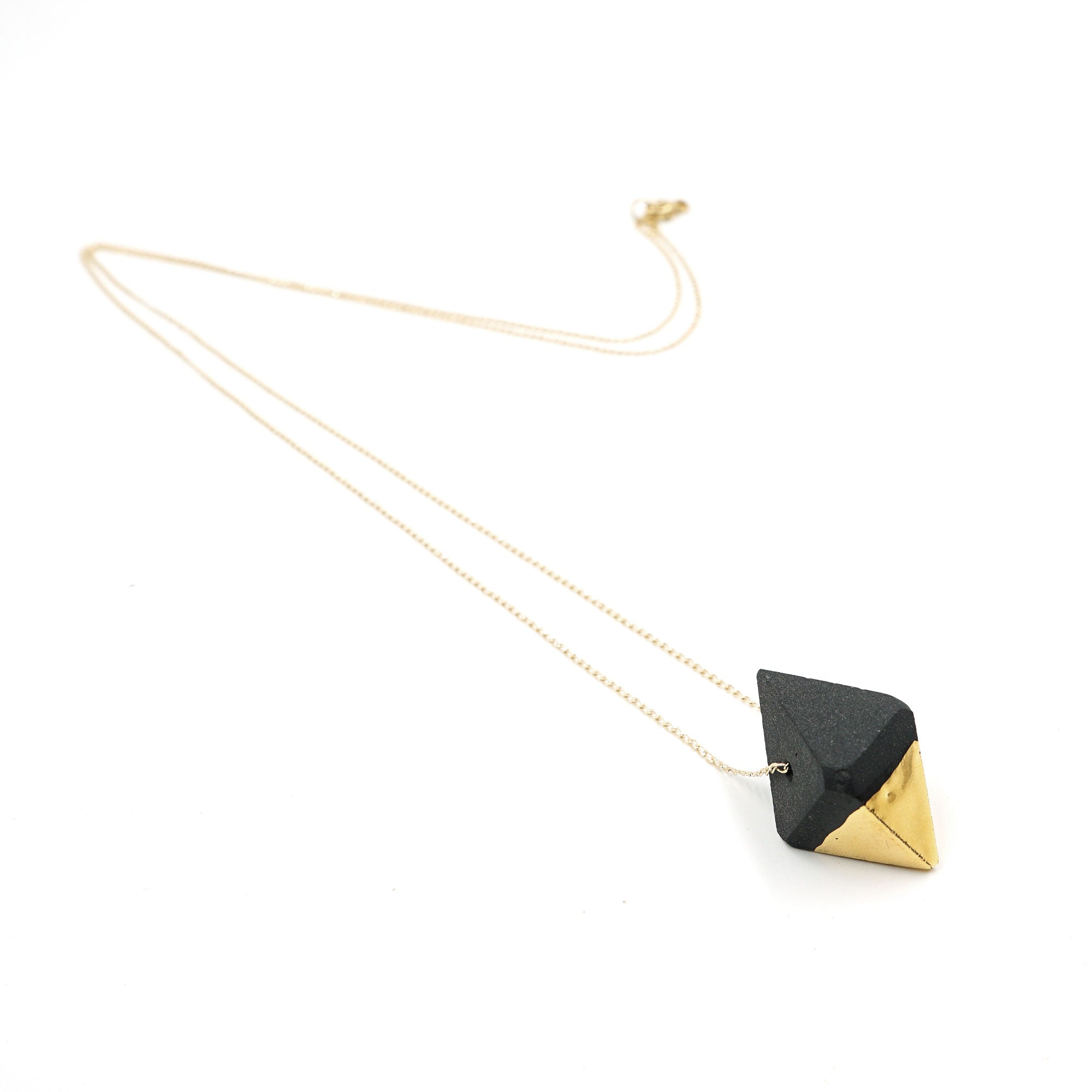 Prism Obsidian Necklace by Barrow