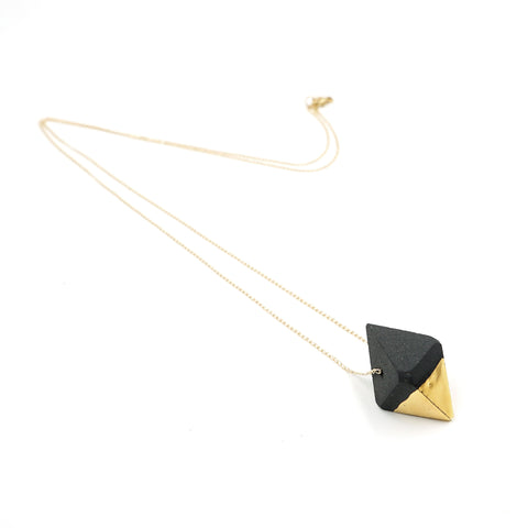 Prism Obsidian Necklace