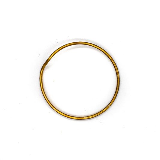 Fluid Bangle in Brass by Julie Cooper Designs