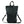 Upright Tote Black Waxed/Black + Black Strap Chester Wallace
