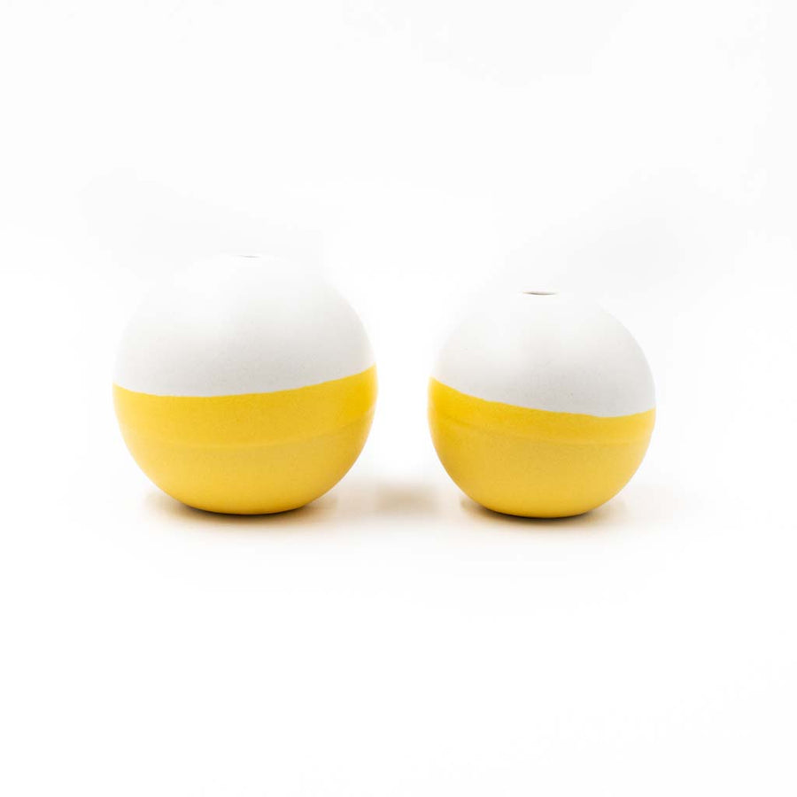 Balls! Vase Sherbet/ Cream by Theresa Arrison