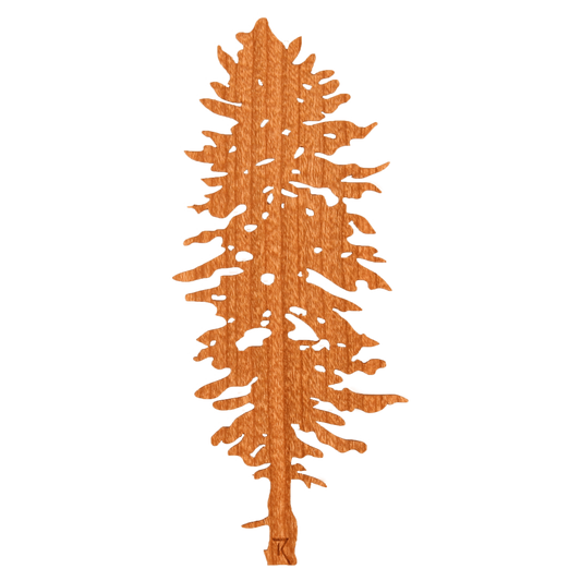 Doug Fir Wood Sticker by Rustek