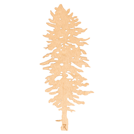 Doug Fir Wood Sticker by Rustek