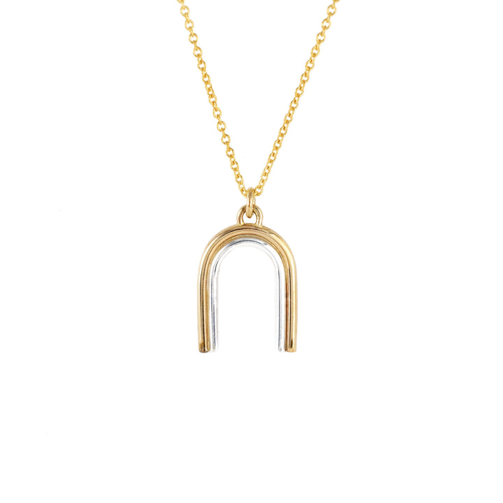 Arcos Two Tone Necklace by Emma Brooke Jewelry