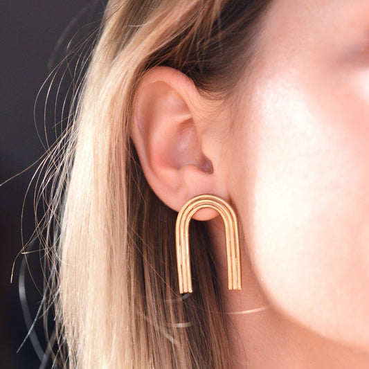 Large Arcos Studs by Emma Brooke Jewelry