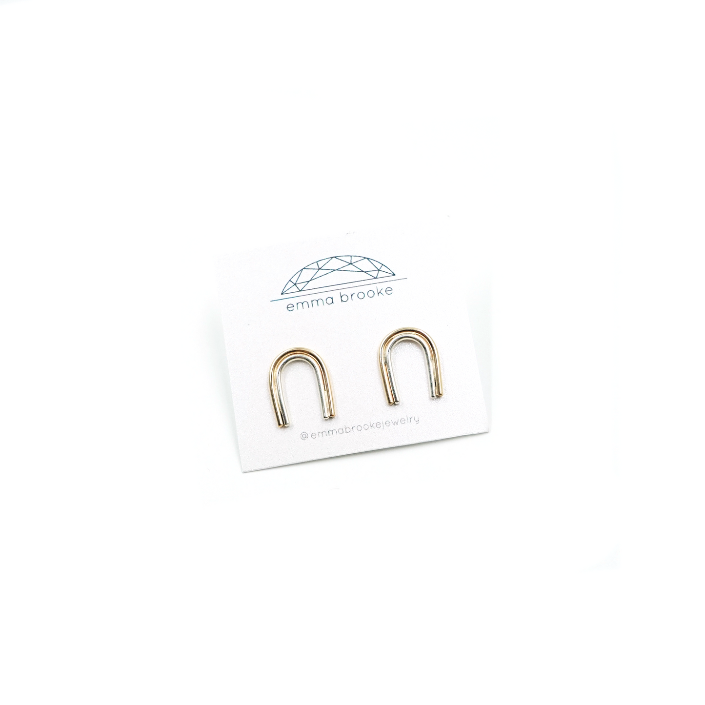 Arcos Studs 14k GF/ Silver by Emma Brooke Jewelry