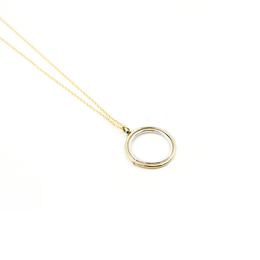 Kinetic Spinning Orbit Necklace by Emma Brooke Jewelry