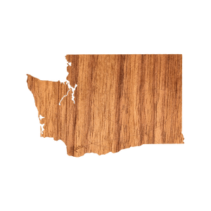Geo Washington Wood Sticker by Rustek