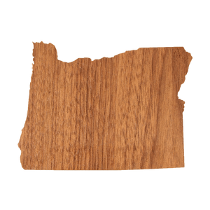 Geo Oregon Wood Sticker by Rustek