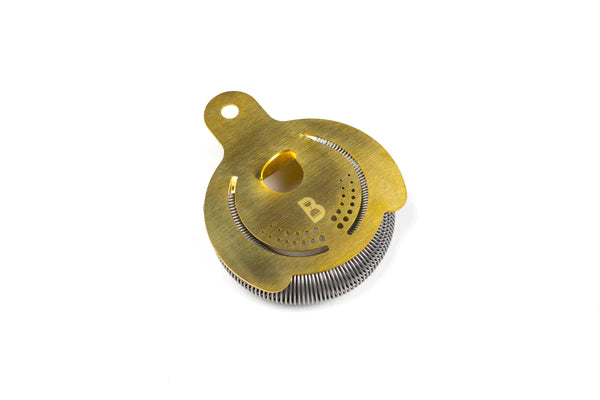 Hawthorne Strainer by Bull in China In Stainless Steel - Made In USA - High Density Spring Cocktail Strainer for Boston Shakers and Mixing Glasses for Bars & Bartenders