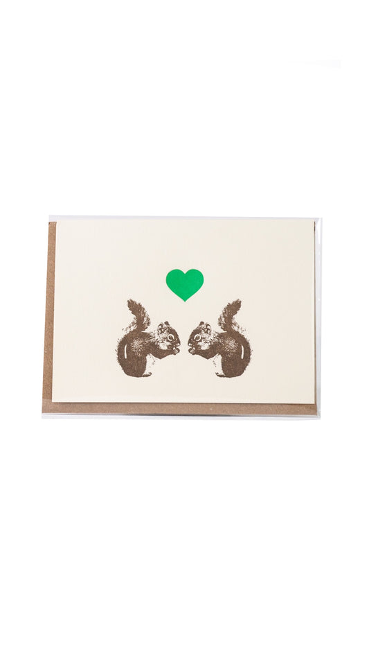 Squirrels Dining Out Card (DISC) by Lark Press