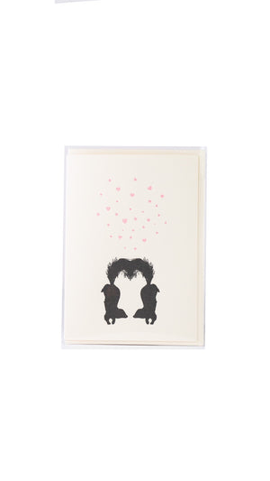 Skunks in Love Card by Lark Press