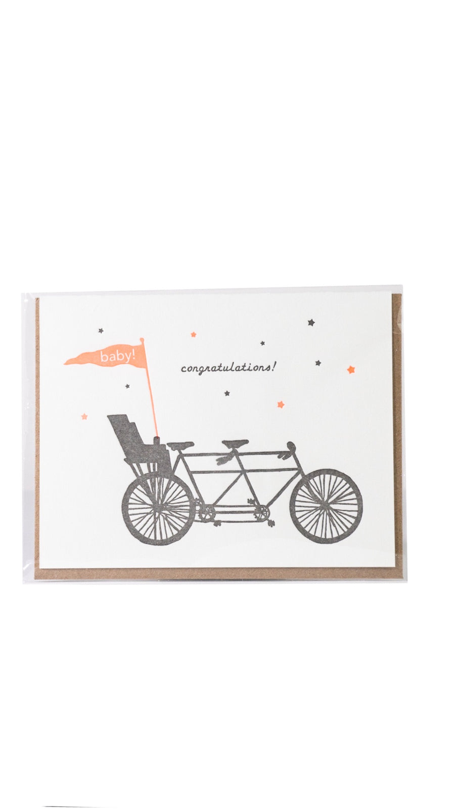 Baby Seat Bike Card by Lark Press