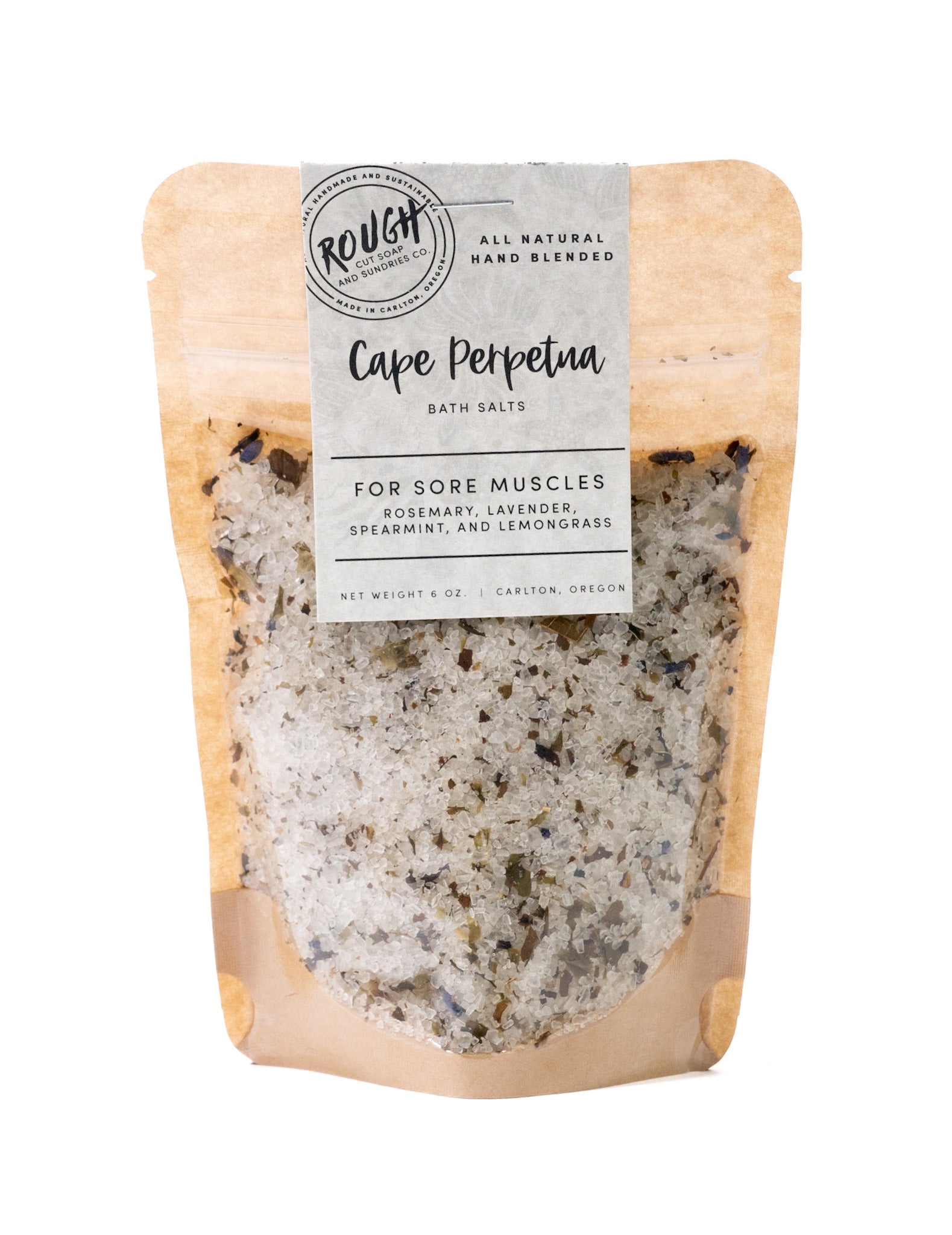 Cape Perpetua Bath Salts by Rough Cut Soap & Sundries