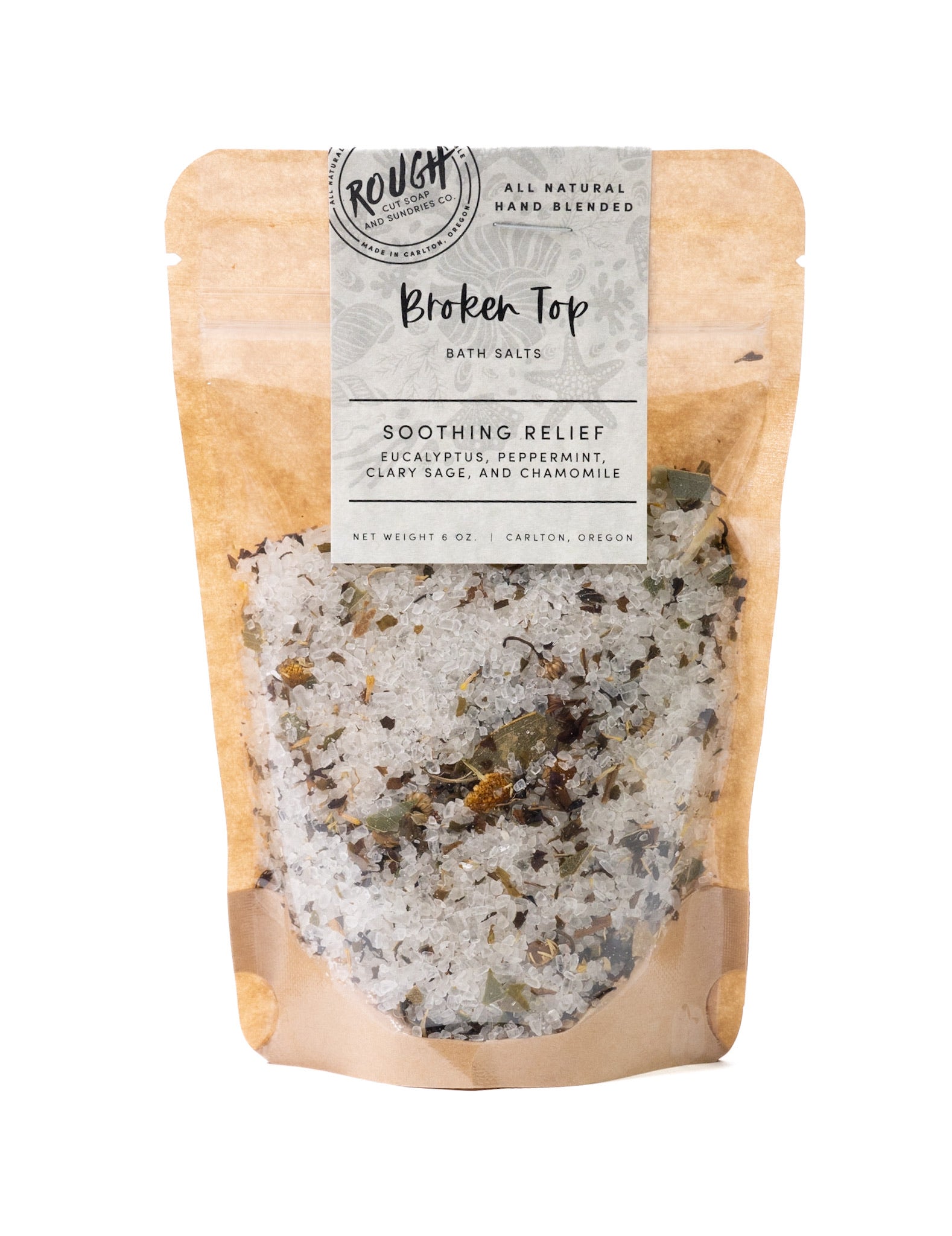 Broken Top Bath Salts by Rough Cut Soap & Sundries