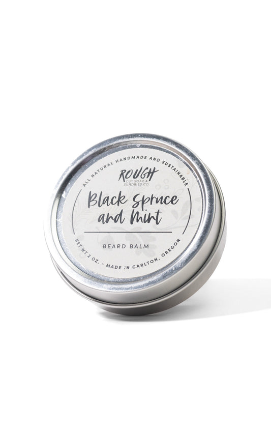 Spruce + Mint Beard Balm by Rough Cut Soap & Sundries