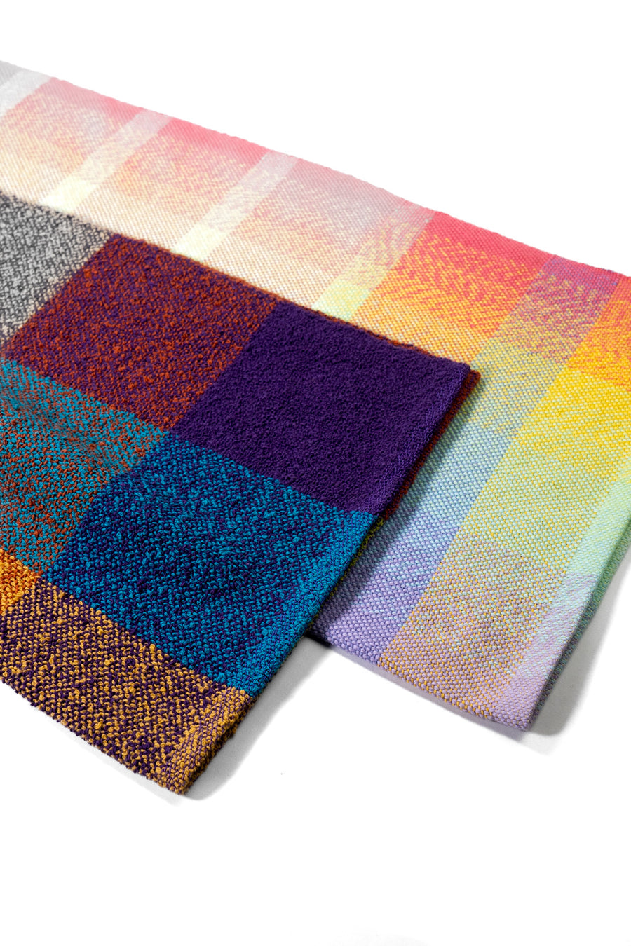 Pastel Gradient Handwoven Towel by Fiber Art Designs